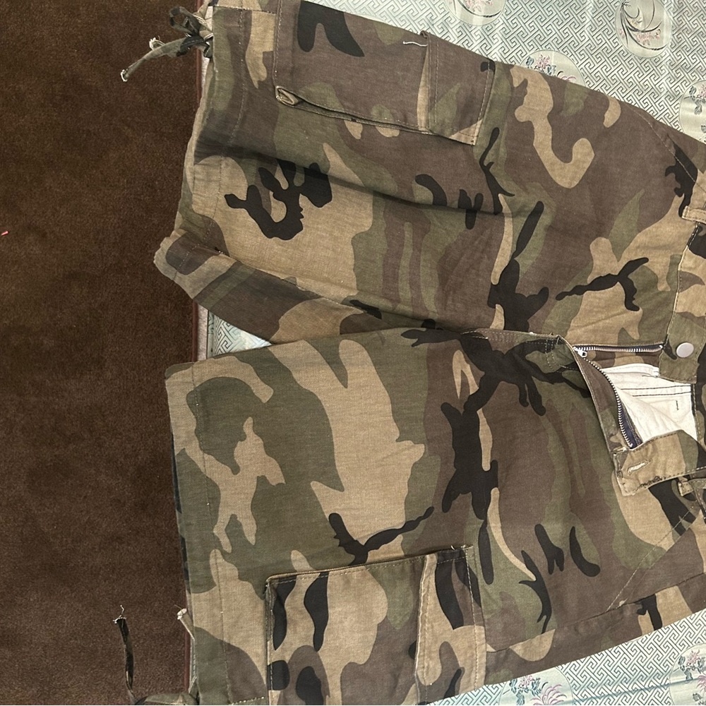 Camouflage Cargo Shorts